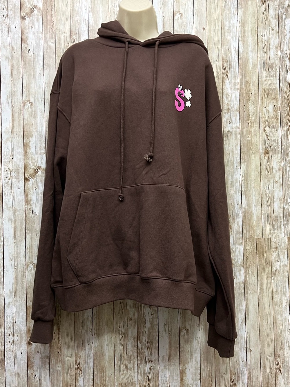 Sundae School brown graphic hoodie Size L